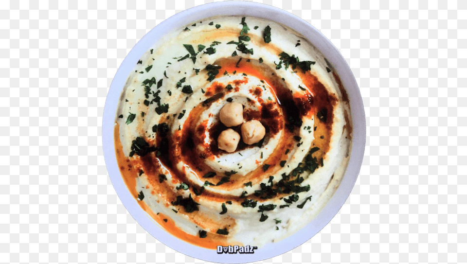 Hummus Side Dish, Food, Food Presentation, Meal, Plate Free Png Download