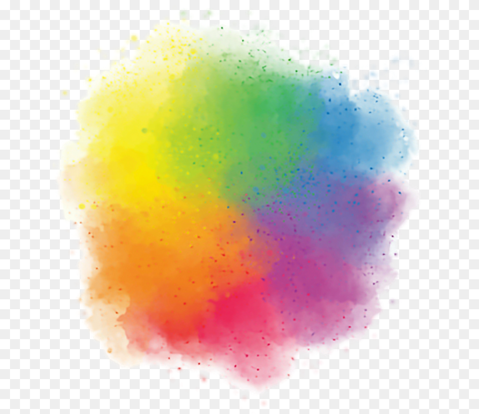 Humo Arcoiris Happy Holi Color Free Png Download