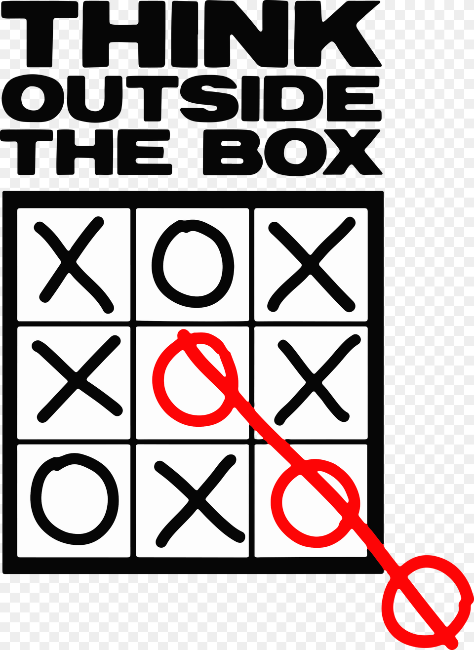 Humour Poster Catchphrase Think Outside The Box Joke, Symbol, Text, Number Png