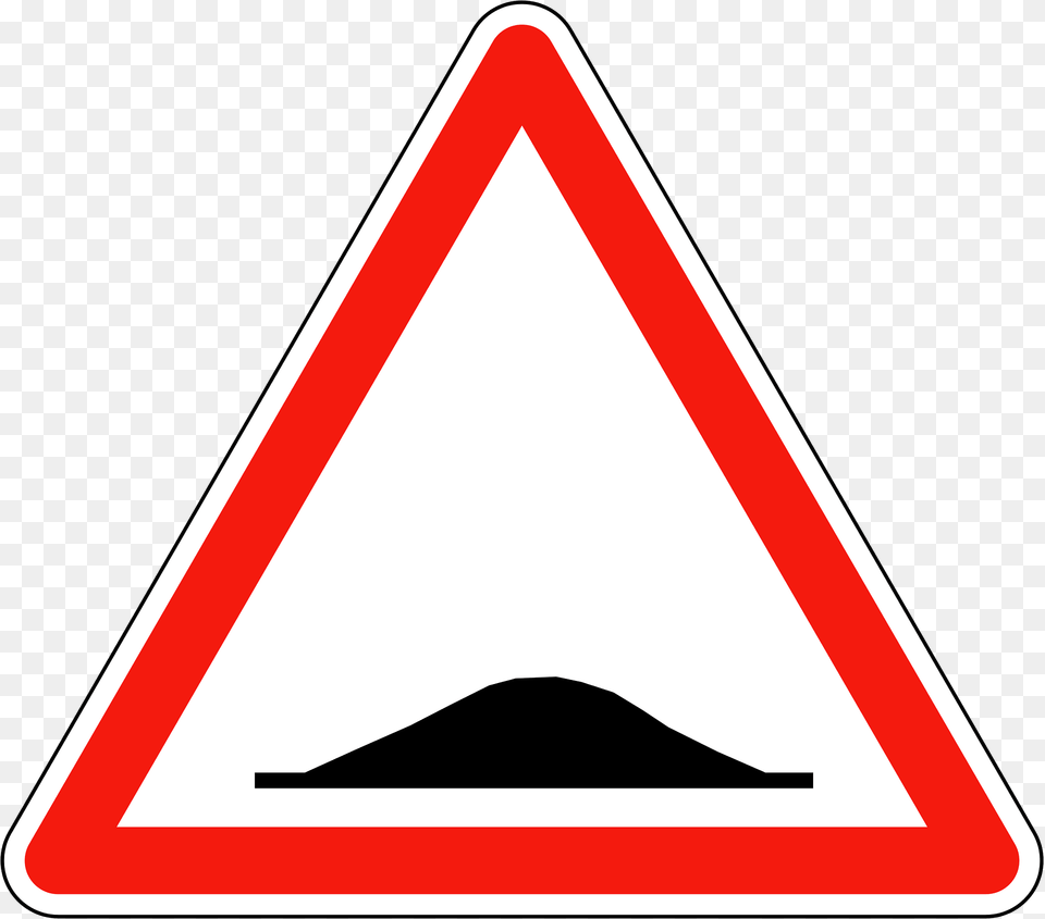 Humps In Road Clipart, Sign, Symbol, Road Sign, Triangle Png Image