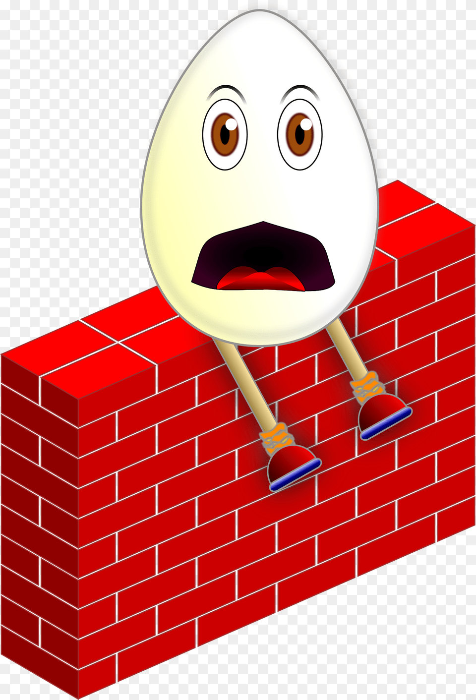 Humpty Dumpty Clipart Original Brick Wall Vector, Architecture, Building, Device, Screwdriver Free Transparent Png
