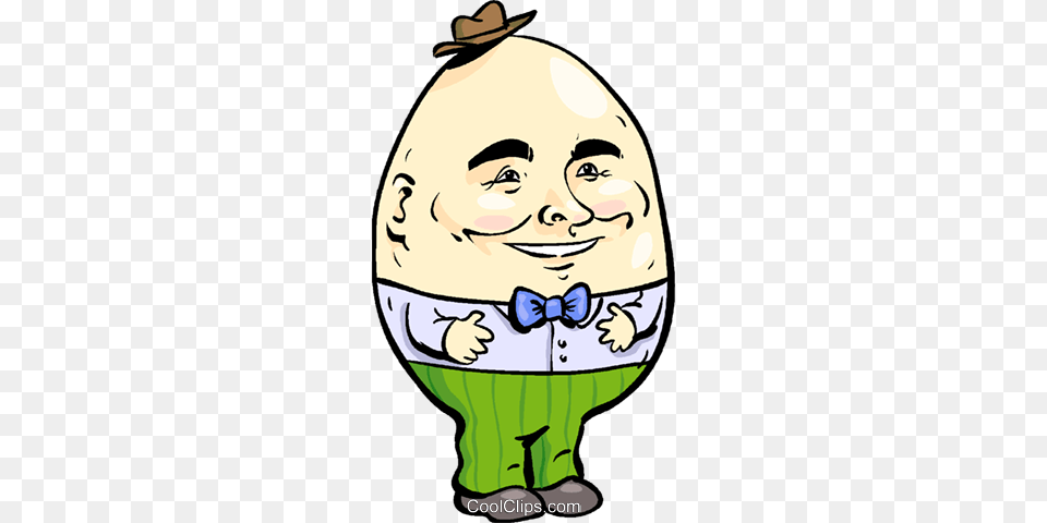 Humpty Dumpty Royalty Free Vector Clip Art Illustration, Baby, Person, Food, Face Png Image