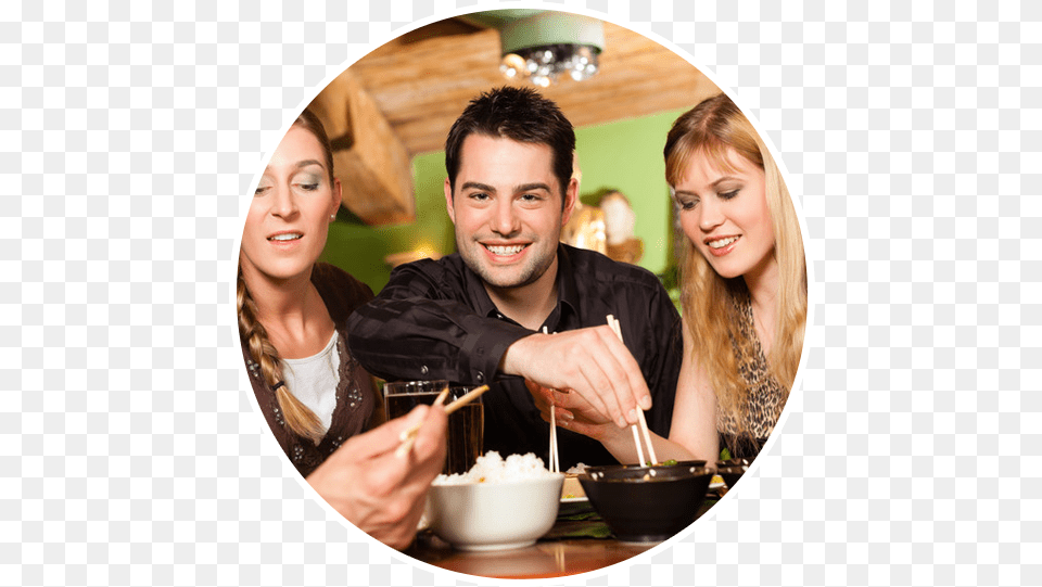 Hunan Chinese Restaurant People Eating Restaurant, Photography, Meal, Food, Dish Png Image