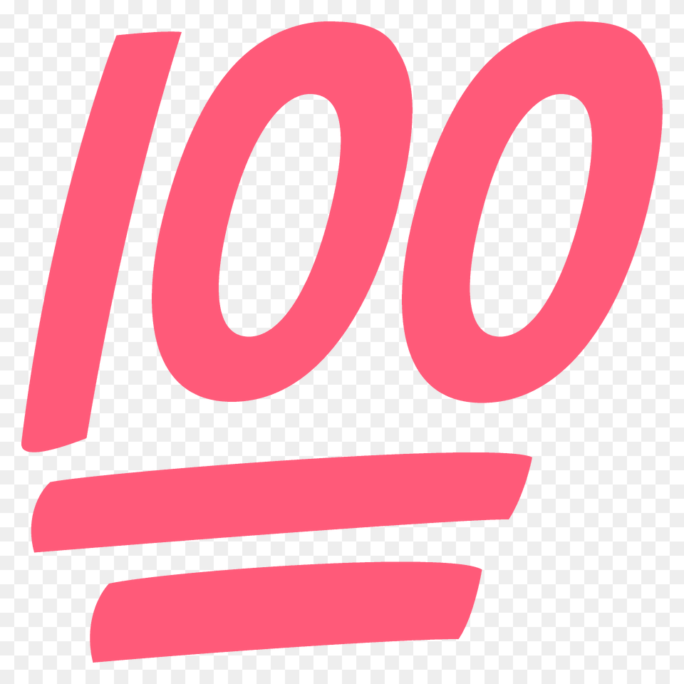 Hundred Points Emoji Clipart, Logo, Symbol, Number, Text Png