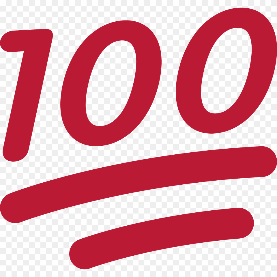 Hundred Points Emoji Clipart, Text, Symbol, Number, Logo Free Png