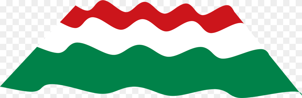 Hungary Wavy Flag Clipart Png