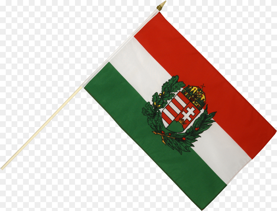 Hungary With Coat Of Arms Hand Waving Flag Ungarn Flagge Free Transparent Png