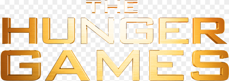 Hunger Games Logo, Text, Gold Png