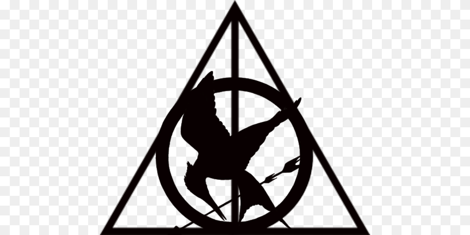 Hunger Games Mockingjay Black, Triangle, Symbol Free Png Download