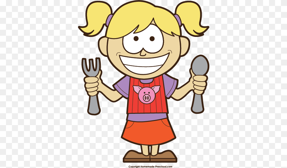 Hungry Clip Art, Cutlery, Baby, Person, Face Free Transparent Png