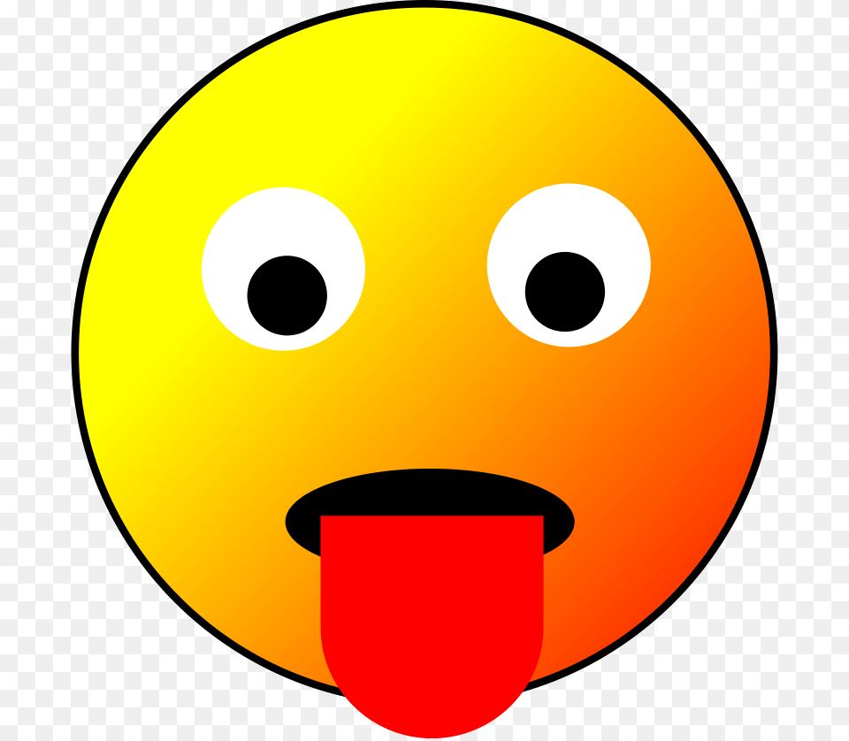 Hungry Face Smile With Tonge Out Clipart Collection Clip Art, Disk Png Image