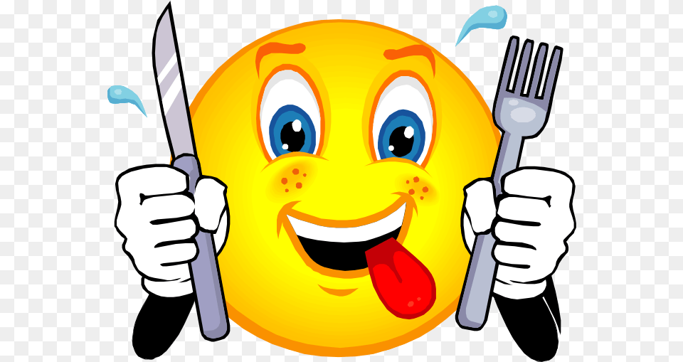 Hungry Hungry Smiley, Cutlery, Fork, Baby, Person Free Transparent Png