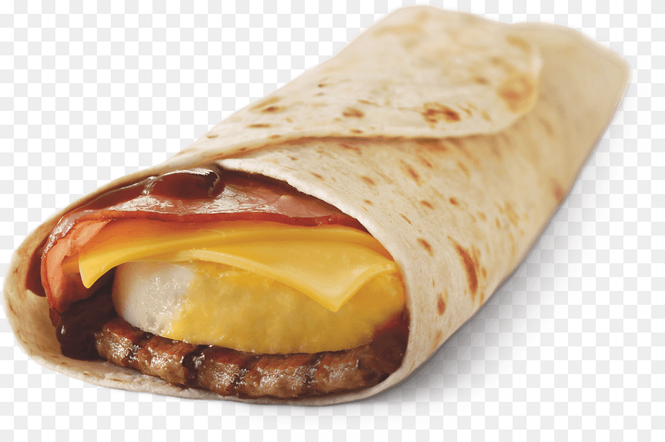 Hungry Jacks Brekky Wrap, Food, Sandwich Wrap, Bread Png