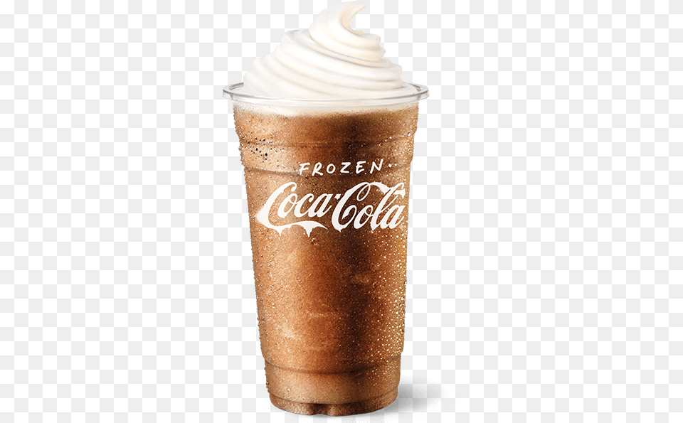 Hungry Jacks Frozen Coke Coca Cola, Whipped Cream, Food, Dessert, Cream Free Png Download