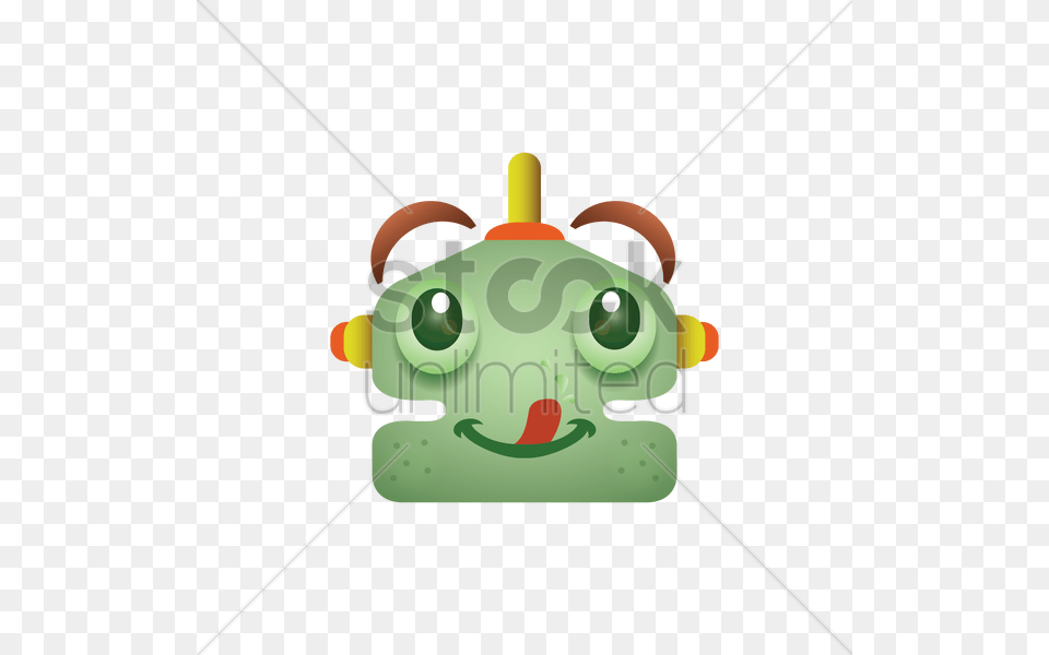 Hungry Robot Licking Lips Emoticon Vector Image, Animal Free Png