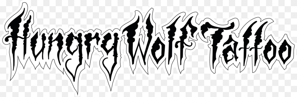 Hungry Wolf Tattoo, Text Png