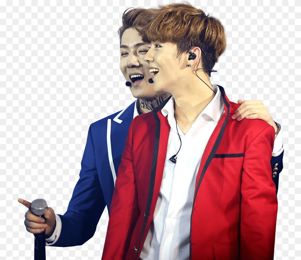 Hunhan Hd Wallpaper Amp Backgrounds Hunhan, Person, Jacket, Microphone, Solo Performance Free Png