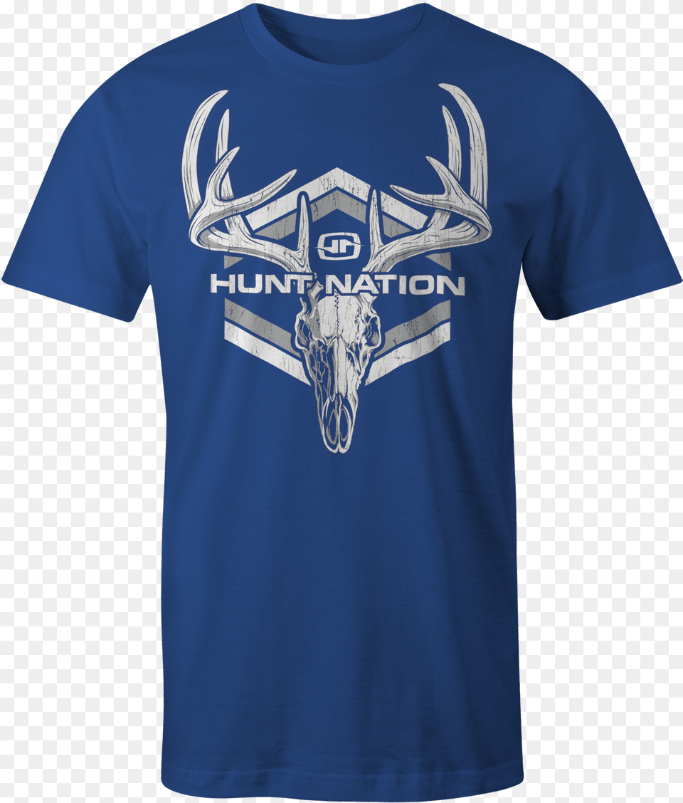Hunt Nation Deer Skull Short Sleeve Shirtquotclassquotlazyload, Clothing, T-shirt, Antler, Shirt Free Png