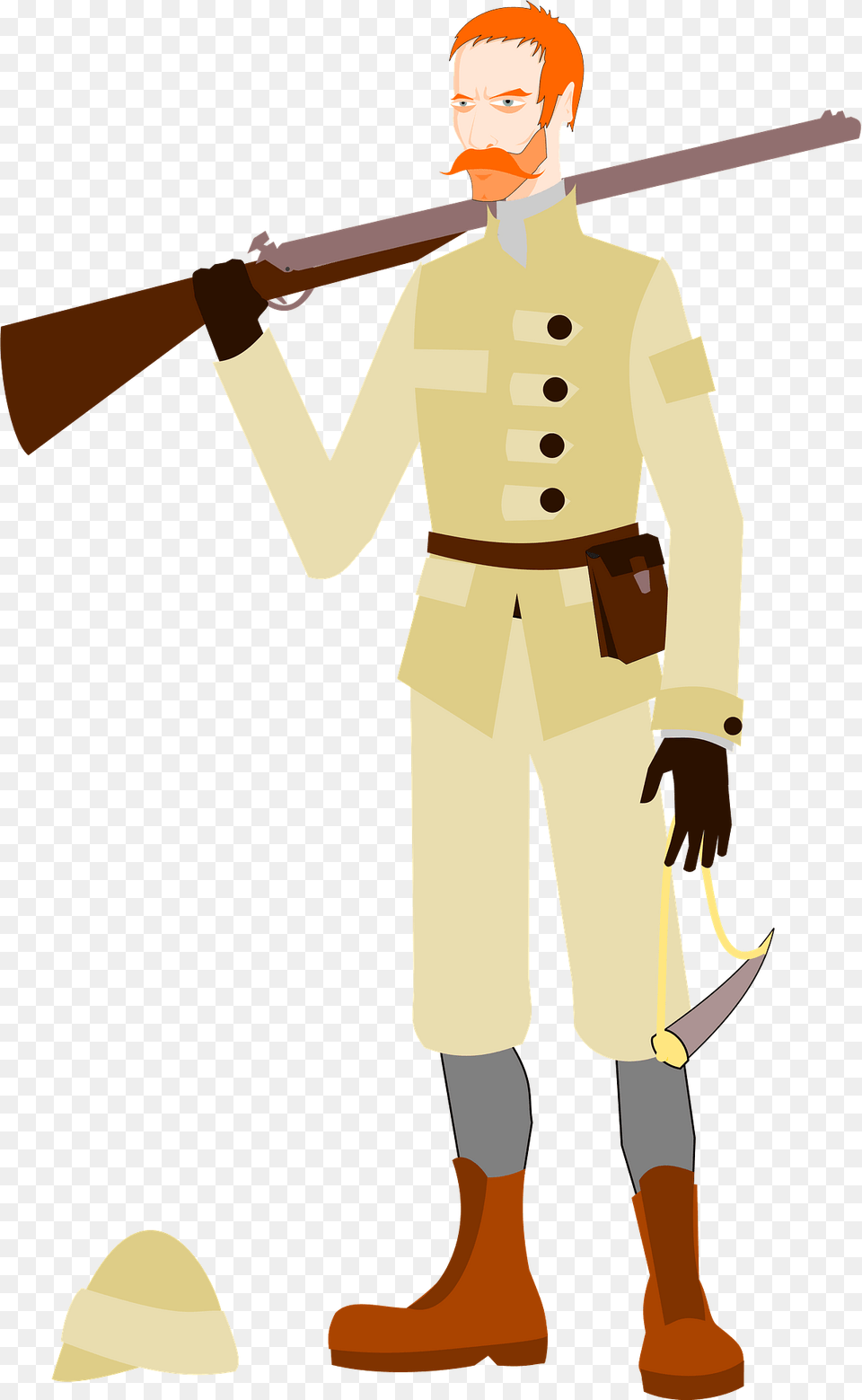 Hunter Clipart, Weapon, Rifle, Person, People Png Image