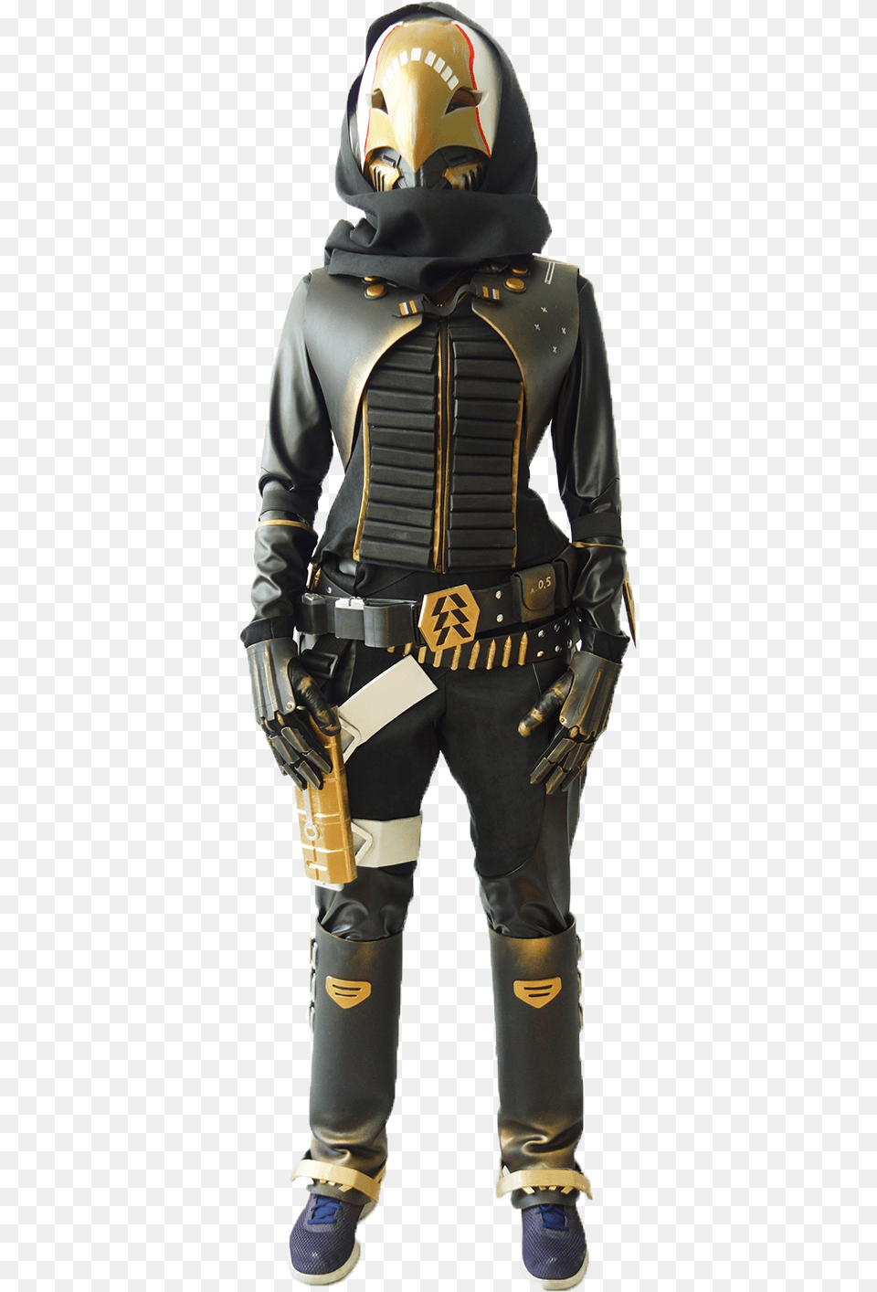 Hunter Costume Costume, Person, Helmet, Clothing, Footwear Png Image