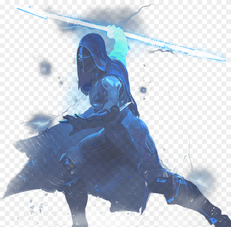 Hunter Destiny 2 Arcstrider, Adult, Female, Person, Woman Free Png