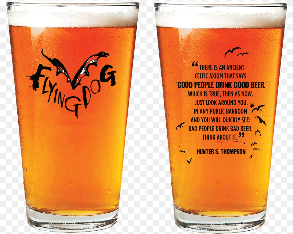 Hunter S Thompson Beer Glass, Alcohol, Beer Glass, Beverage, Lager Png Image