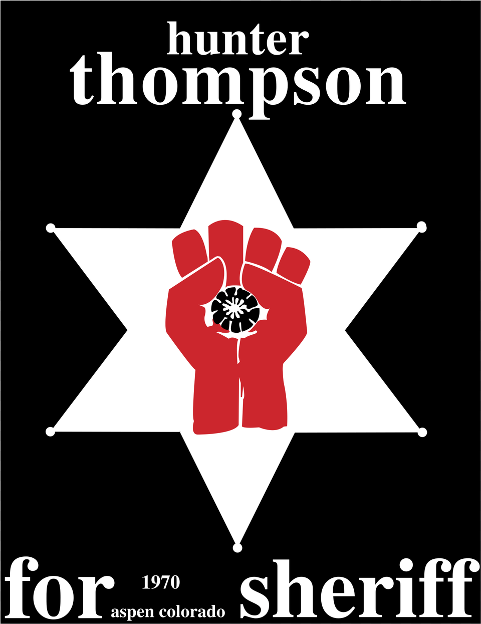 Hunter S Thompson Logo Hunter S Thompson For Mayor, Advertisement, Poster, Symbol, Body Part Free Transparent Png