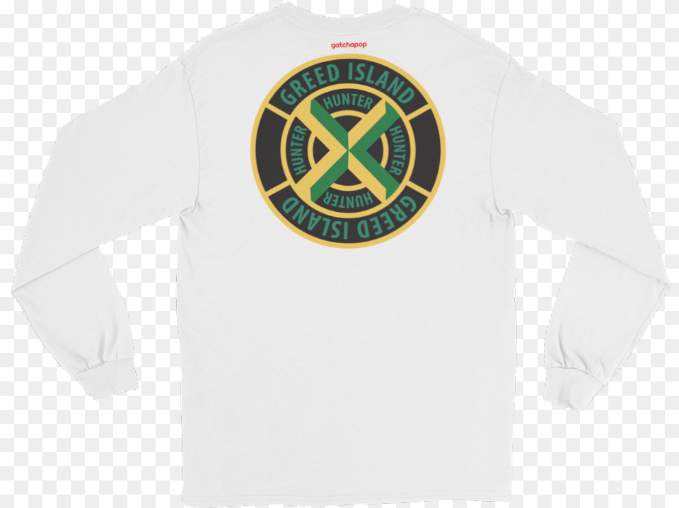 Hunter X Hunter Greed Island Longsleeve Emblem, Clothing, Long Sleeve, Shirt, Sleeve Free Transparent Png