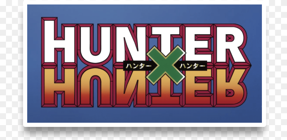 Hunter X Hunter Sticker Logo Vinyl Hunter Hunter, Dynamite, Weapon Png Image