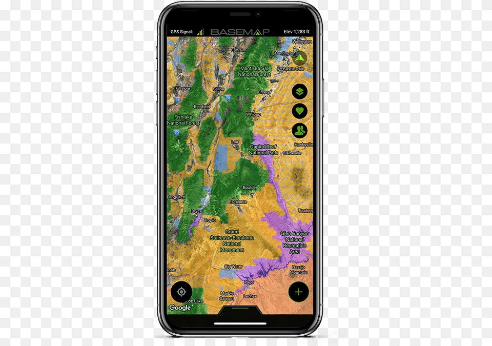 Hunting App Basemap, Electronics, Mobile Phone, Phone Png Image