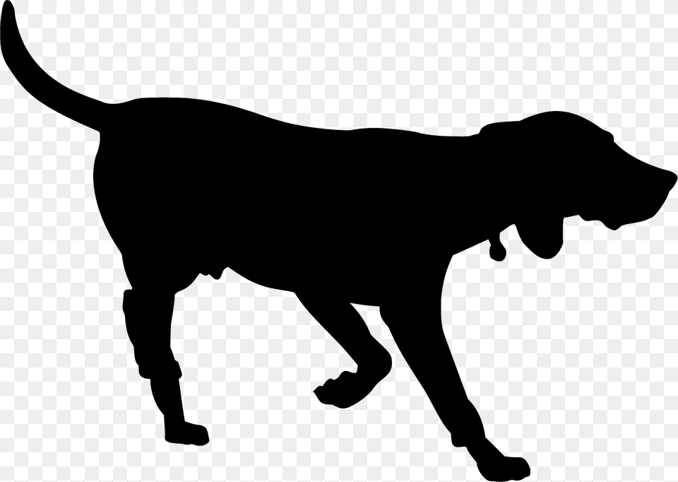 Hunting Dog Silhouette, Animal, Canine, Mammal, Pet Free Transparent Png