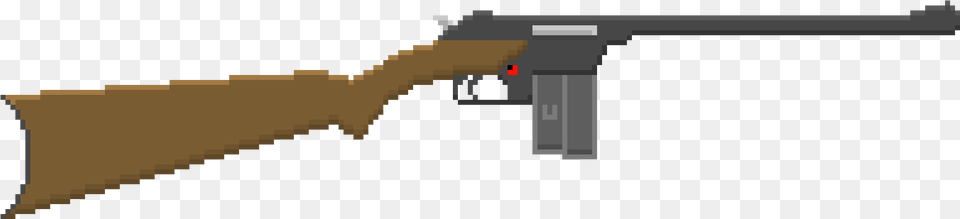 Hunting Rifle Pixel Art, Firearm, Gun, Weapon Png Image