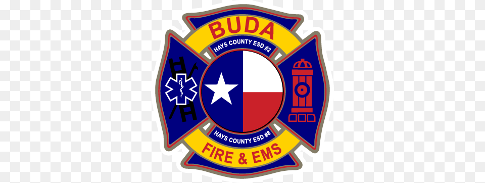 Huntington Apartments Community Health Fair Buda Fire Department, Badge, Logo, Symbol, Food Png
