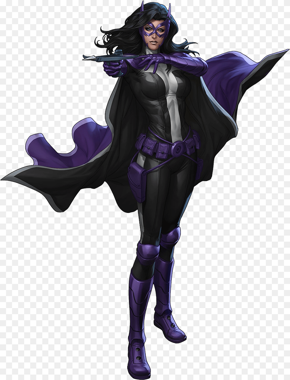 Huntress Dark Hair Female Superhero, Adult, Person, Woman, Clothing Free Transparent Png