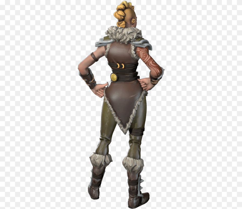 Huntress Outfit Warrior Back, Adult, Female, Person, Woman Free Transparent Png