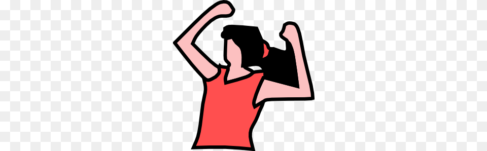 Hurray I Won Clip Art, Person, Dancing, Leisure Activities, Neck Free Transparent Png