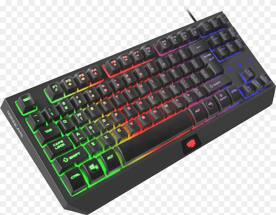 Hurricane 3 Fury Nfu 1238 Hurricane Tkl Rainbow Backlight Gaming, Logo, Aircraft, Airplane, Transportation Free Png Download