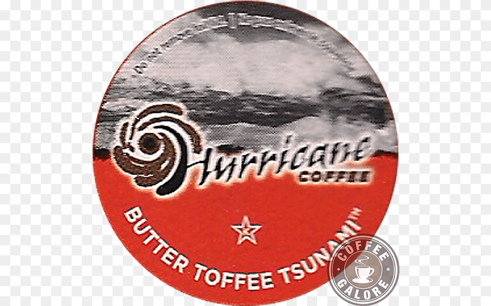 Hurricane Butter Toffee Tsunami Emblem, Badge, Logo, Symbol, Can Free Png