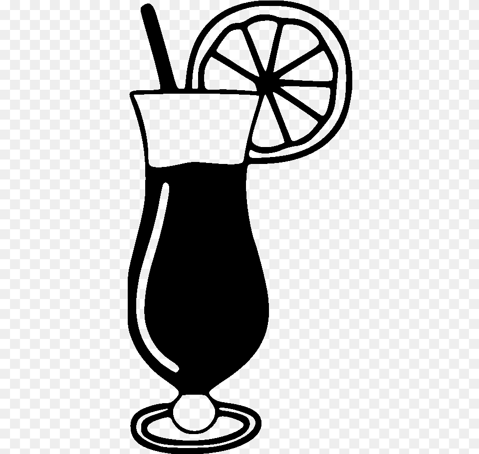 Hurricane Drink Clipart, Gray Png