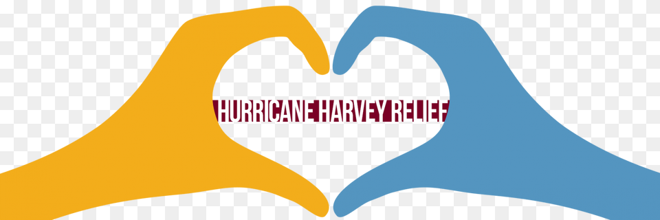 Hurricane Harvey Relief Fundraiser Sign Up, Logo, Symbol, Heart Free Png Download