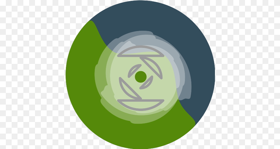 Hurricane Icon Circle, Green, Sphere, Recycling Symbol, Symbol Png
