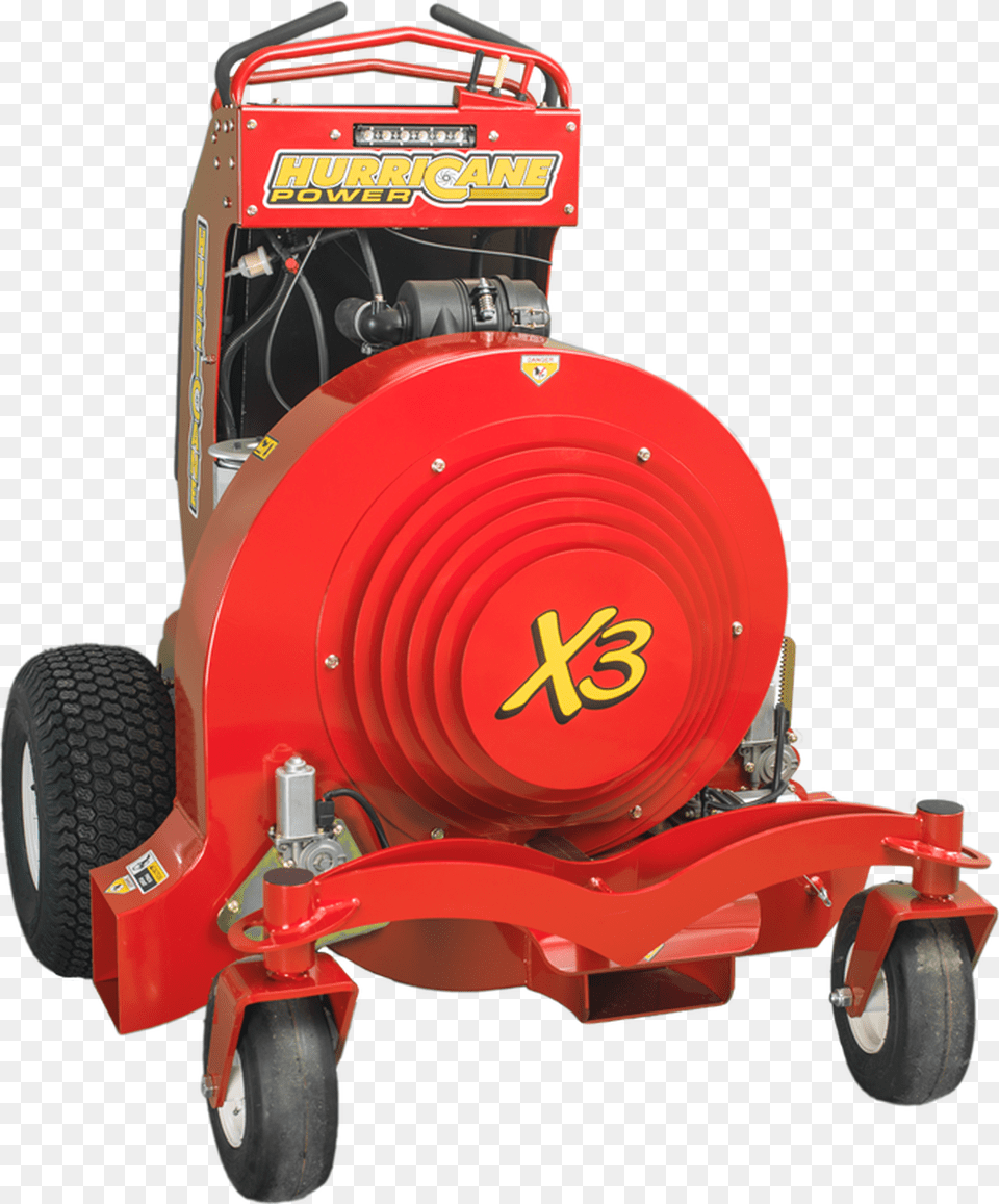 Hurricane Power Stand On Blower X3 Hurricane X3 Blower, Plant, Grass, Lawn, Wheel Png Image