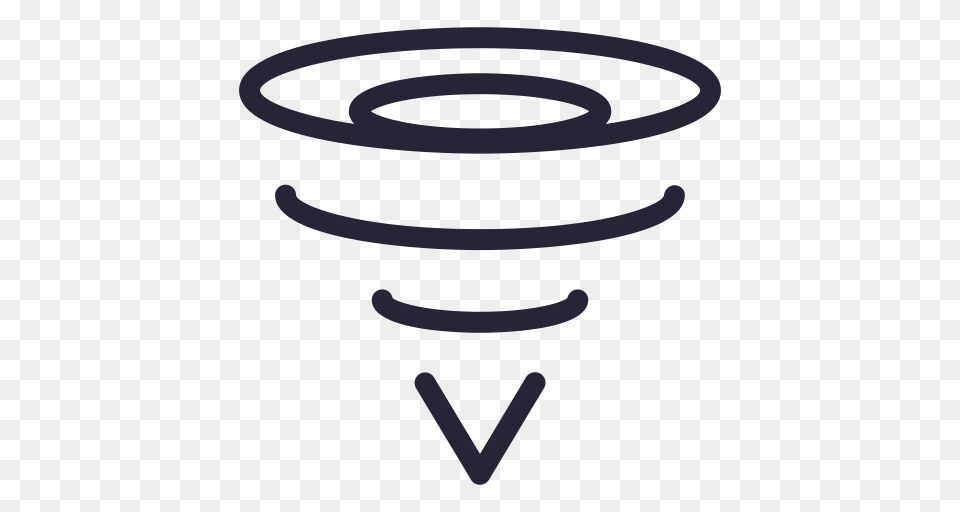 Hurricane Storm Tornado Icon With And Vector Format For, Coil, Spiral, Light Free Transparent Png