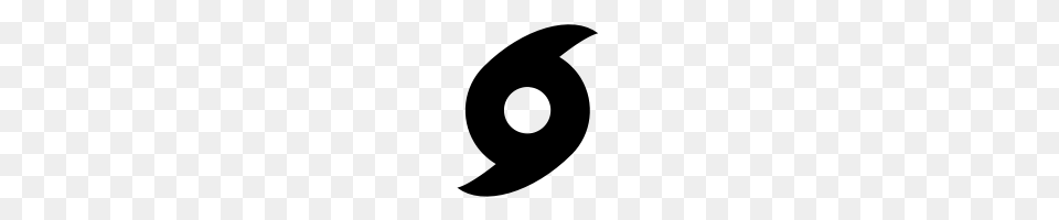 Hurricane Symbol, Gray Free Png Download