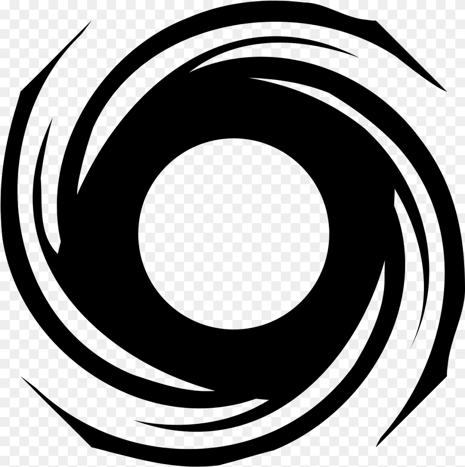 Hurricane Transparent Circle, Gray Png Image