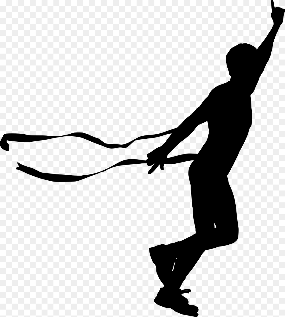 Hurry Up Sport Silhouette Photo, Gray Free Png Download