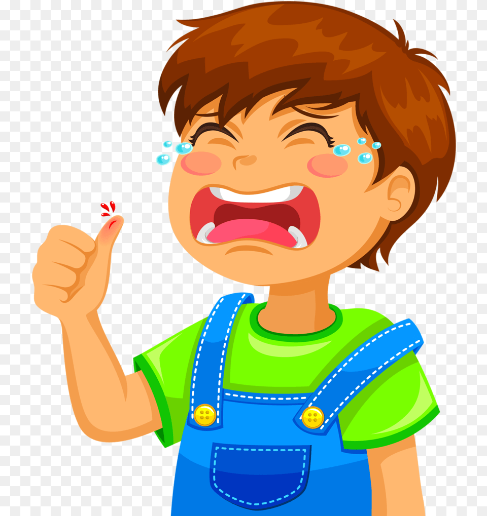 Hurt Clipart, Baby, Person, Face, Head Free Png Download