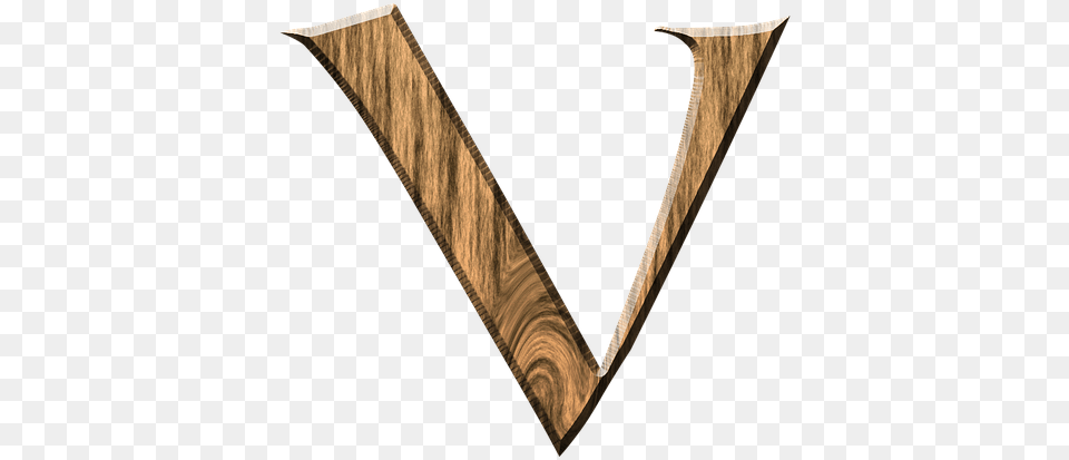 Huruf V Paling Keren, Plywood, Wood, Triangle Free Png