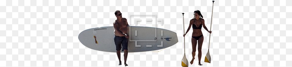 Husband And Wife With Paddleboard Paddle, Adult, Water, Sea Waves, Sea Png Image