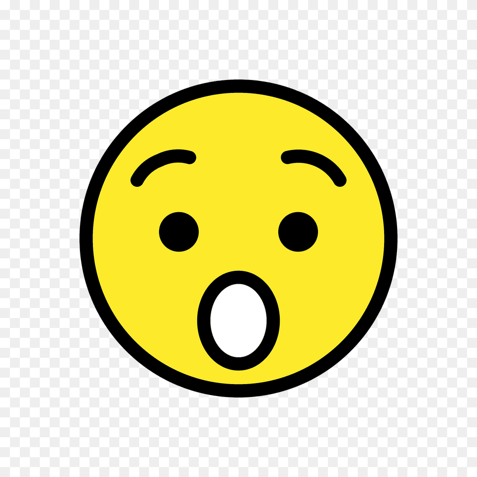 Hushed Face Emoji Clipart, Sphere, Head, Person, Bowling Png